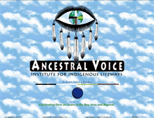 Tablet Screenshot of ancestralvoice.org